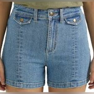 Lee Women's Legendary Style Blue Denim Shorts